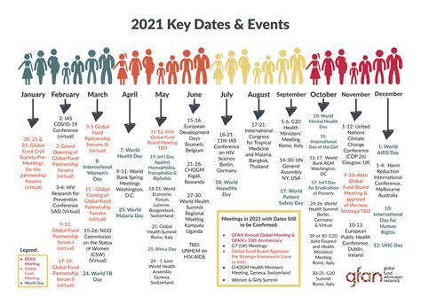 2021 Calendar of Events .